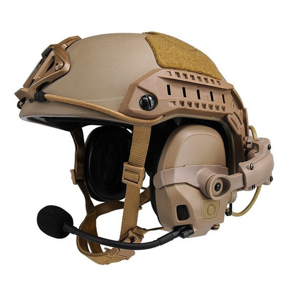 FCS AMP Headset Military Standard Pickup Noise Reduction Communication Headphone